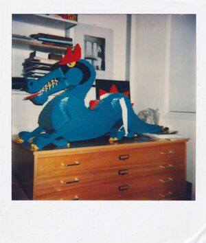 Kipper - Lego Dragon in the office.jpg