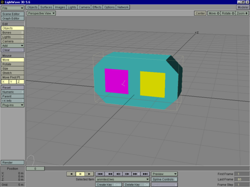 4. The model from image 1 loaded into a scene