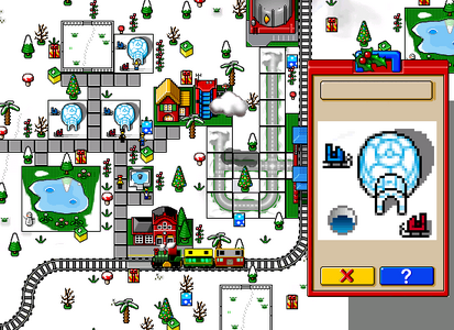 Winter and Christmas scenery during December