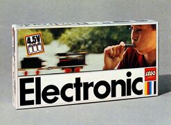 Set no. 118 "Electronic Train" packaging, 1968