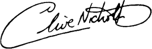 Clive Nicholls signature (BnP Spring 1984).png