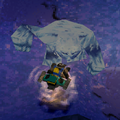 Monsters can still attack it