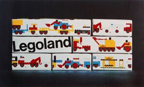 Legoland cars packaging, 1970–1971