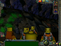The controlled Rock Raider's head, visible in "shoulder view", still uses the model defined in the AE file